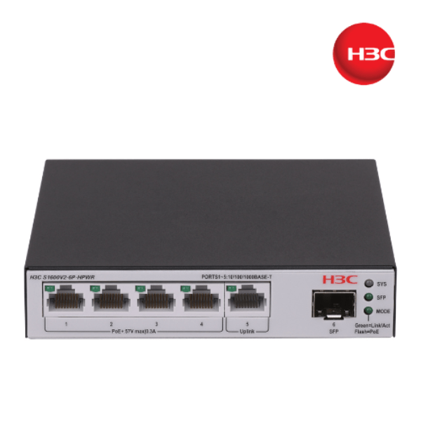 H3C Switch S1600V2-6P-HPWR