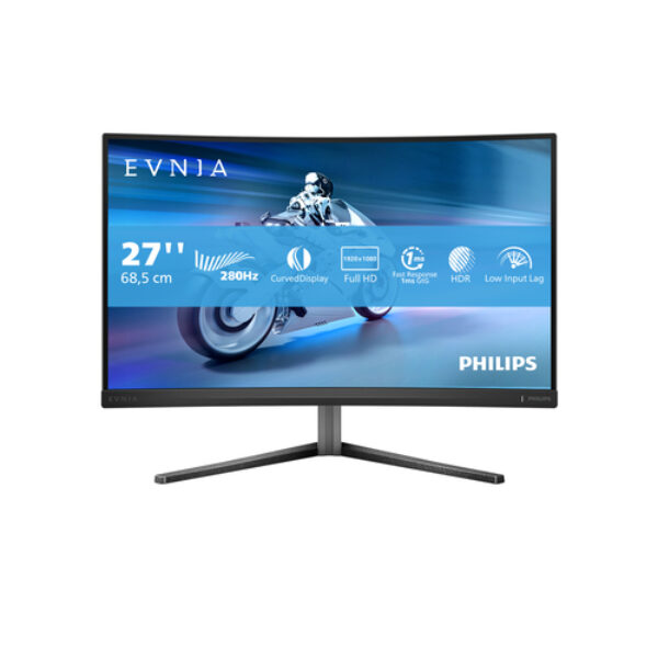 Philips Evnia 5000 27M2C5200W/00 monitor komputerowy 68,6 cm (27") 1920 x 1080 px Full HD LCD Szary