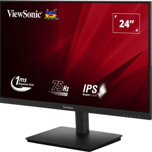 Viewsonic VA VA240-H-2 monitor komputerowy 60,5 cm (23.8") 1920 x 1080 px Full HD LED Czarny