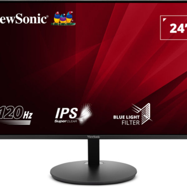 Viewsonic VA VA24E1-H monitor komputerowy 61 cm (24") 1920 x 1080 px Full HD LED Czarny