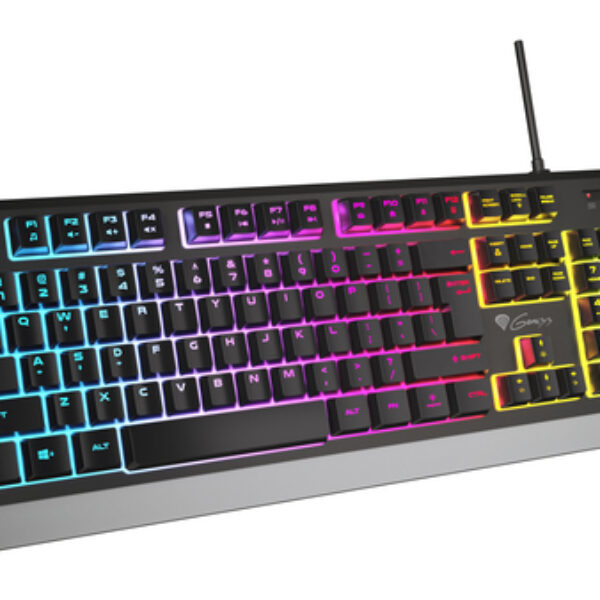 GENESIS Rhod 300 RGB klawiatura Gaming USB QWERTY Angielski Czarny