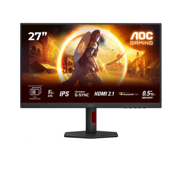 AOC G4 U27G4R monitor komputerowy 68,6 cm (27") 3840 x 2160 px 4K Ultra HD LED Czarny, Czerwony