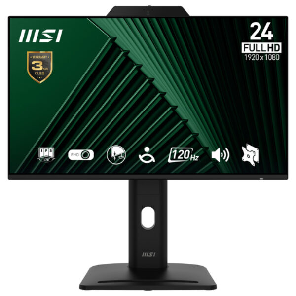 MSI Pro MP242PMG monitor komputerowy 60,5 cm (23.8") 1920 x 1080 px Full HD LCD Czarny