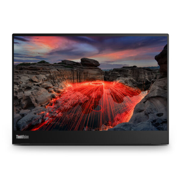 Lenovo ThinkVision M14t Gen 2 monitor komputerowy 35,6 cm (14") 2240 x 1400 px 2.2K LED Ekran dotykowy Czarny