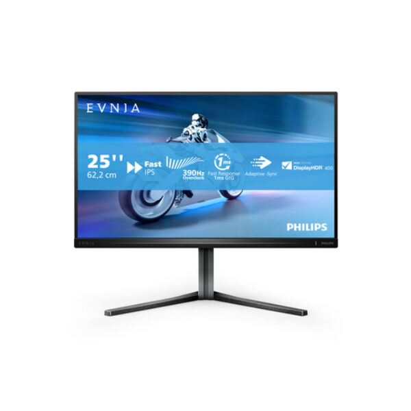 Philips Evnia 5000 25M2N5200U/00 monitor komputerowy 62,2 cm (24.5") 1920 x 1080 px Full HD LCD Szary