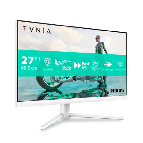 Philips Evnia 27M2N3501PA/00 monitor komputerowy 68,6 cm (27") 2560 x 1440 px Quad HD LCD Biały