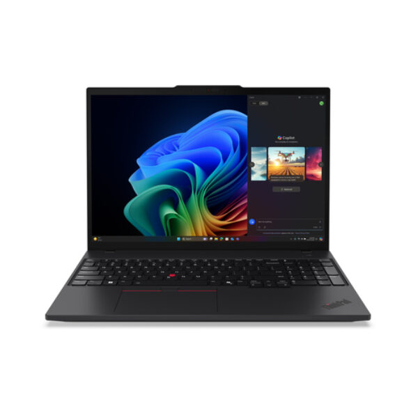 Lenovo ThinkPad T16 Gen 4 (AMD) Copilot+ PC AMD Ryzen AI 5 340 Laptop 40,6 cm (16") WUXGA 32 GB DDR5-SDRAM 512 GB SSD Wi-Fi 7 (802.11be) Windows 11 Pro Angielski Czarny