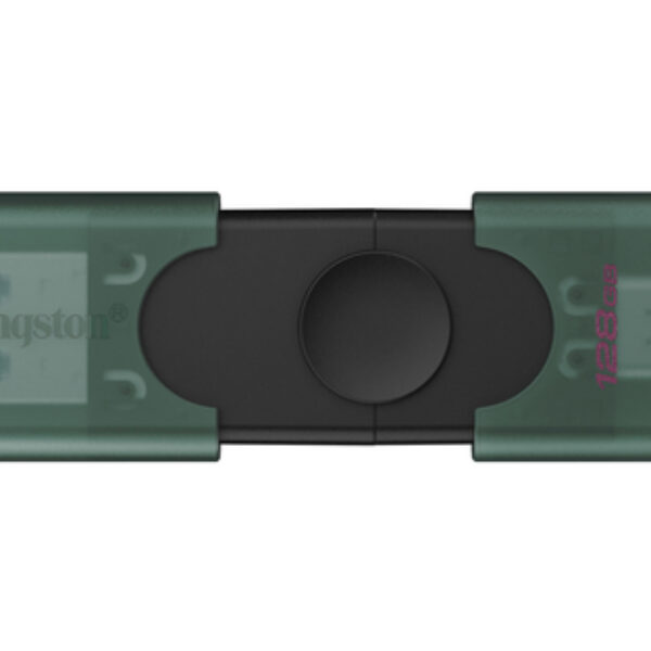 Kingston Technology DataTraveler DuoG2 pamięć USB 128 GB USB Type-A / USB Type-C 3.2 Gen 1 (3.1 Gen 1) Czarny, Zielony