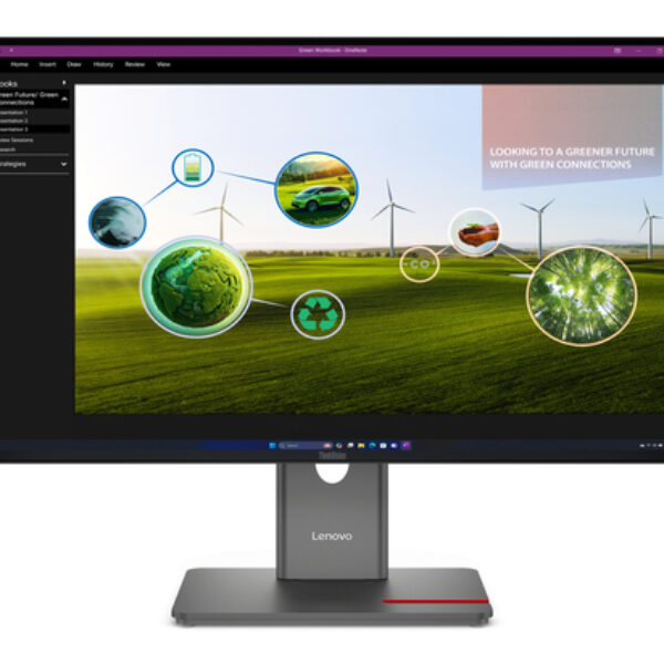 Lenovo ThinkVision P27Q-40 monitor komputerowy 68,6 cm (27") 2560 x 1440 px Quad HD LED Czarny