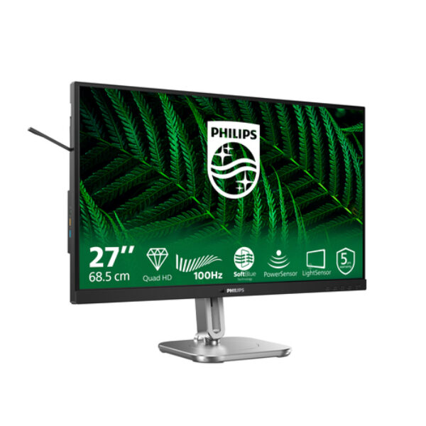 Philips 5000 series 27B2G5500/00 monitor komputerowy 68,6 cm (27") 2560 x 1440 px Quad HD LCD Antracyt