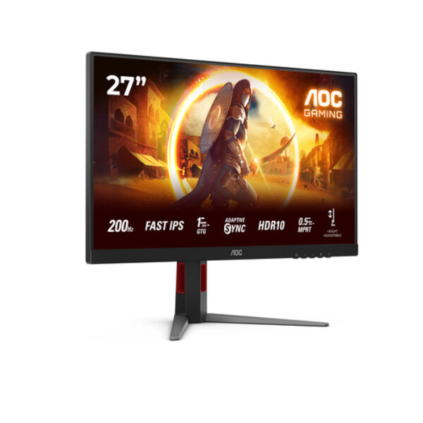 AOC G4 27G4HA monitor komputerowy 68,6 cm (27") 1920 x 1080 px Full HD LED Czarny, Czerwony