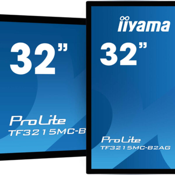 iiyama ProLite TF3215MC-B2AG monitor komputerowy 80 cm (31.5") 1920 x 1080 px Full HD LED Ekran dotykowy Kiosk Czarny