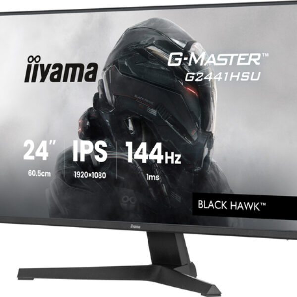 iiyama G2441HSU-B1 monitor komputerowy 60,5 cm (23.8") 1920 x 1080 px Full HD LED Czarny