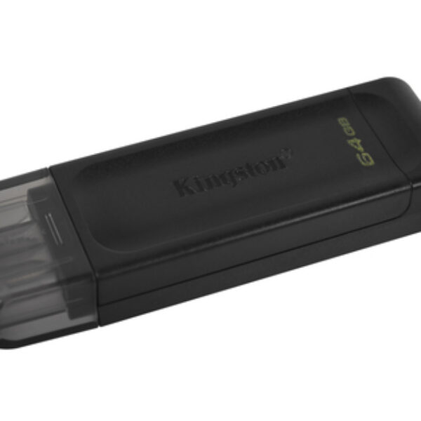 Kingston Technology DataTraveler 70 pamięć USB 64 GB USB Type-C 3.2 Gen 1 (3.1 Gen 1) Czarny