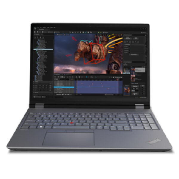 Lenovo ThinkPad P16 Gen 2 Intel® Core™ i7 i7-14700HX Mobilna stacja robocza 40,6 cm (16") WQXGA 32 GB DDR5-SDRAM 1 TB SSD NVIDIA RTX 2000 Ada Wi-Fi 6E (802.11ax) Windows 11 Pro Angielski Szary, Czarny