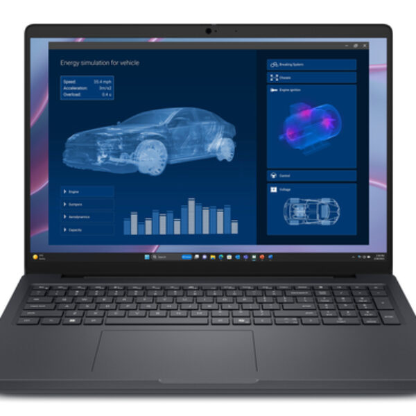 DELL Pro Max 16 MC16255 Copilot+ PC AMD Ryzen AI 7 PRO 350 Laptop 40,6 cm (16") Full HD+ 32 GB LPDDR5x-SDRAM 1 TB SSD NVIDIA RTX PRO 1000 Blackwell Wi-Fi 7 (802.11be) Windows 11 Pro Angielski Czarny