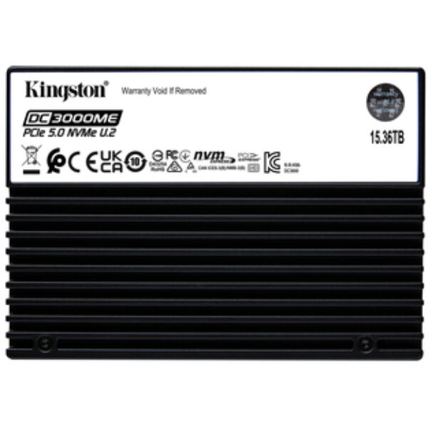Kingston Technology DC3000ME 15 TB U.2 PCI Express 5.0 NVMe 3D eTLC