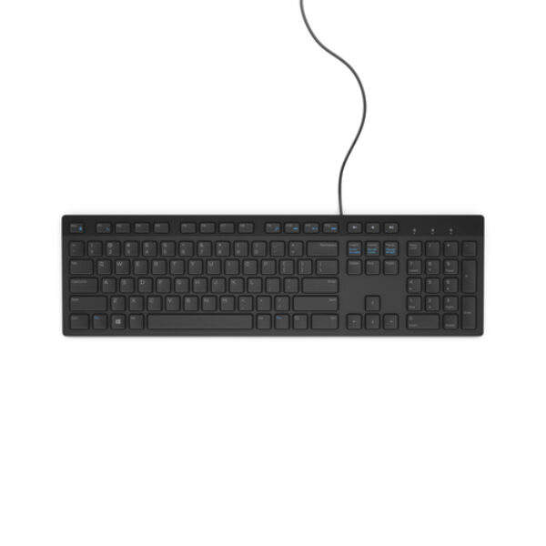 DELL Klawiatura przewodowa — KB216 - US International (QWERTY) - czarna - (RTL BOX)