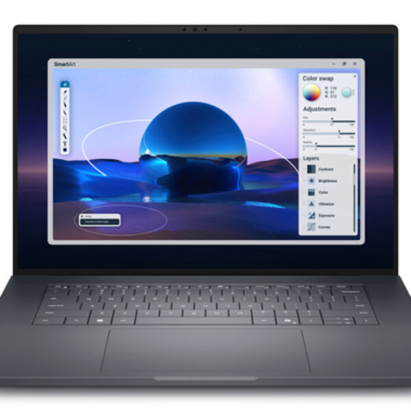 DELL Pro Max 16 Premium MA16250 Intel Core Ultra 7 265H Mobilna stacja robocza 40,6 cm (16") Full HD+ 32 GB LPDDR5x-SDRAM 1 TB SSD NVIDIA RTX PRO 1000 Blackwell Wi-Fi 7 (802.11be) Windows 11 Pro Angielski Czarny
