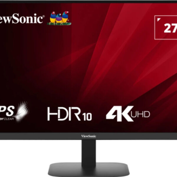 Viewsonic VA VA2708-4K-HD monitor komputerowy 68,6 cm (27") 3840 x 2160 px 4K Ultra HD LED Czarny