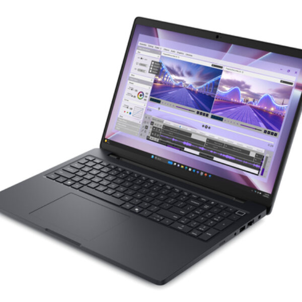 DELL Pro Max 16 MC16250 Intel Core Ultra 7 265H Mobilna stacja robocza 40,6 cm (16") Full HD+ 32 GB DDR5-SDRAM 1 TB SSD NVIDIA RTX PRO 1000 Blackwell Wi-Fi 7 (802.11be) Windows 11 Pro Angielski Czarny