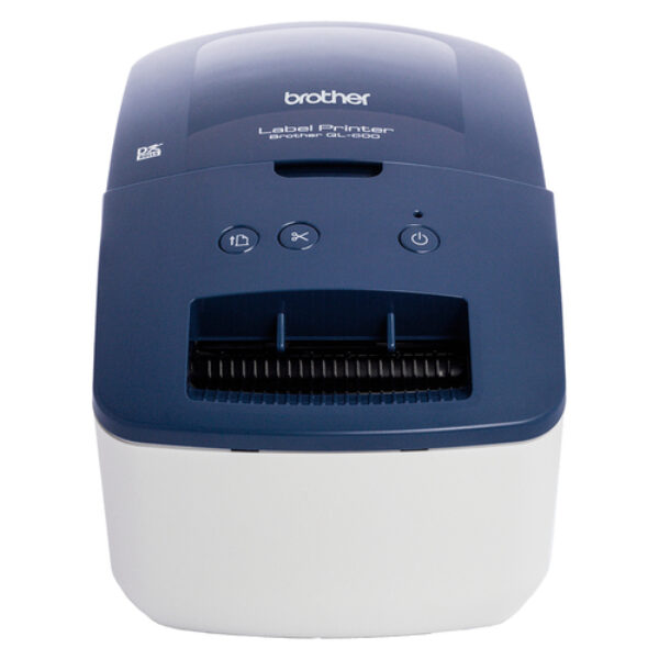 Brother QL-600B drukarka etykiet bezpośrednio termiczny 300 x 600 DPI 71 mm/s Przewodowa DK
