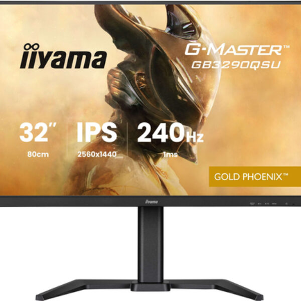 iiyama G-MASTER GB3290QSU-B1 monitor komputerowy 80 cm (31.5") 2560 x 1440 px Quad HD LED Czarny