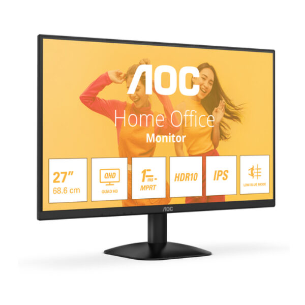 AOC B3 Q27B35E monitor komputerowy 68,6 cm (27") 2560 x 1440 px Quad HD LED Czarny