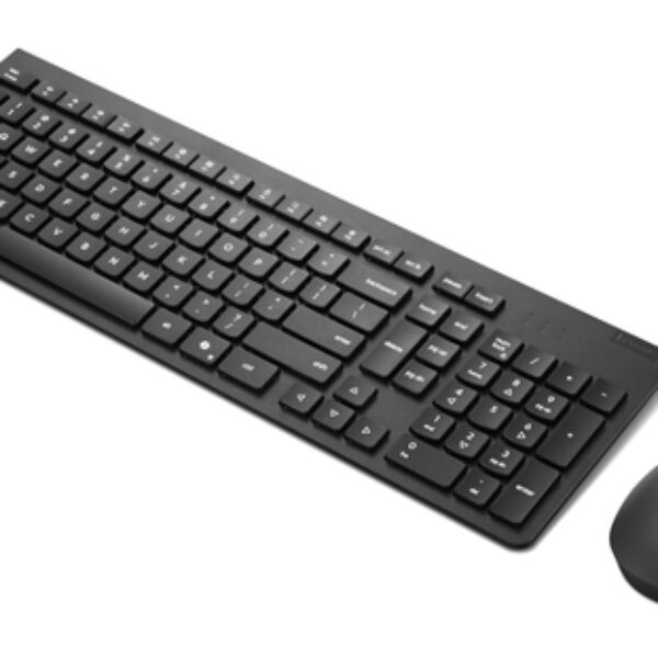 Lenovo 4X31R64491 klawiatura Dołączona myszka Biuro RF Wireless Czarny
