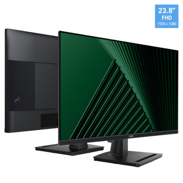 MSI Pro MP245G monitor komputerowy 60,5 cm (23.8") 1920 x 1080 px Full HD LCD Czarny