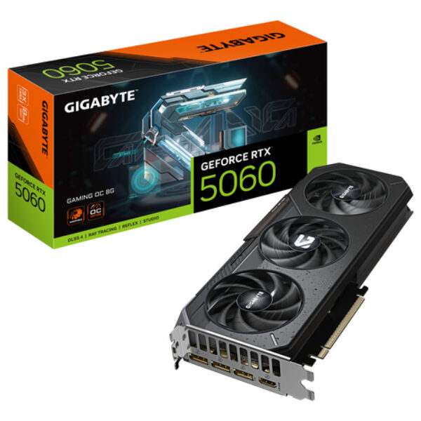 GIGABYTE GeForce RTX 5060 GAMING OC 8G NVIDIA 8 GB GDDR7