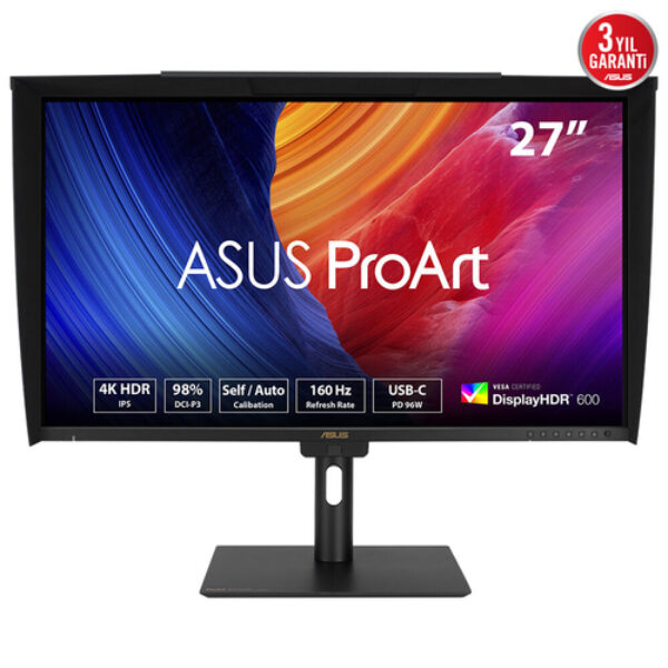 ASUS ProArt PA27UCGE monitor komputerowy 68,6 cm (27") 3840 x 2160 px 4K Ultra HD LED Czarny