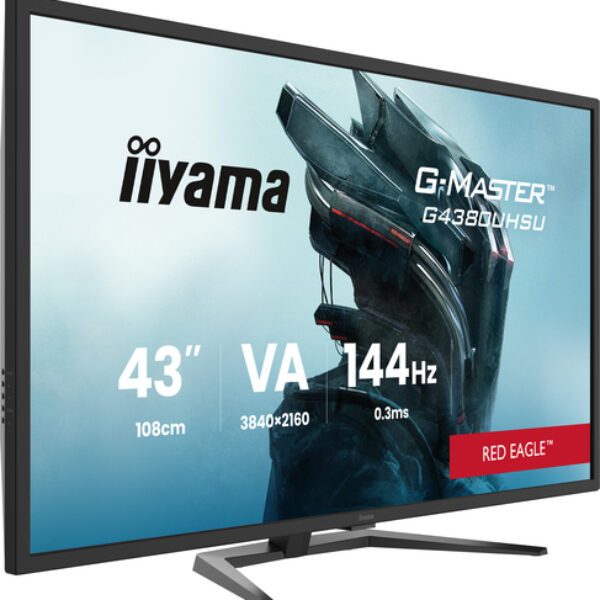 iiyama G-MASTER G4380UHSU-B2 monitor komputerowy 108 cm (42.5") 3840 x 2160 px 4K Ultra HD LED Czarny