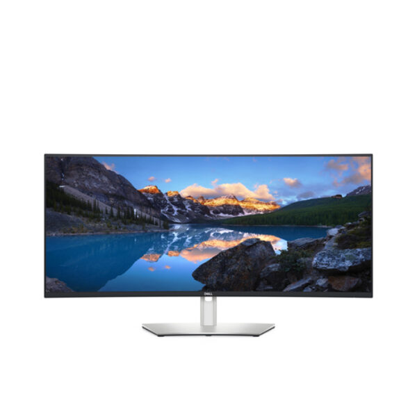 DELL UltraSharp U3824DW monitor komputerowy 95,2 cm (37.5") 3840 x 1600 px Wide Quad HD+ LCD Czarny, Srebrny