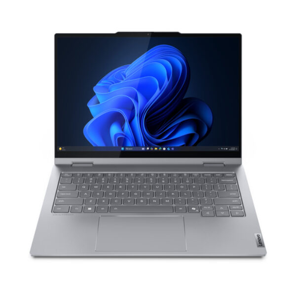 Lenovo ThinkBook 14 2-in-1 G5 IAU Intel Core Ultra 5 225U Hybryda (2w1) 35,6 cm (14") Ekran dotykowy WUXGA 16 GB DDR5-SDRAM 512 GB SSD Wi-Fi 6E (802.11ax) Windows 11 Pro Angielski Szary