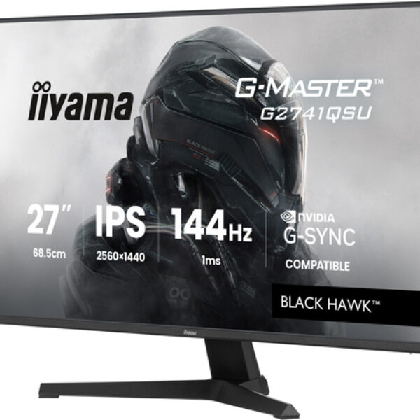 iiyama G-MASTER G2741QSU-B1 monitor komputerowy 68,6 cm (27") 2560 x 1440 px 4K Ultra HD QLED Czarny