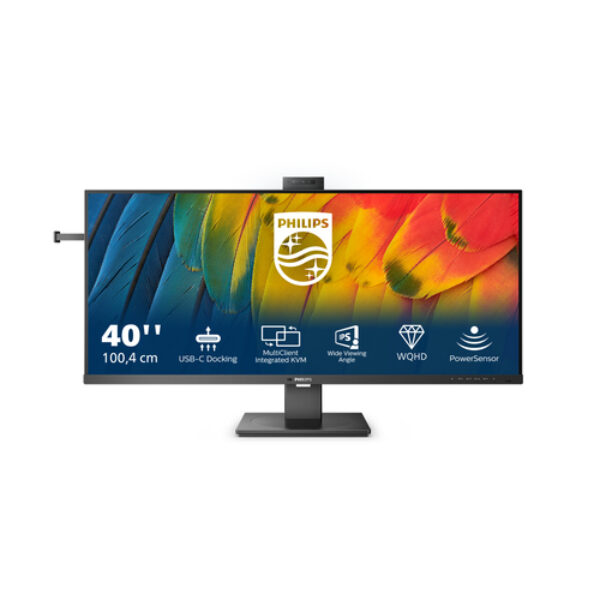 Philips 5000 series 40B1U5601H/00 monitor komputerowy 101,6 cm (40") 3440 x 1440 px Wide Quad HD LCD Czarny