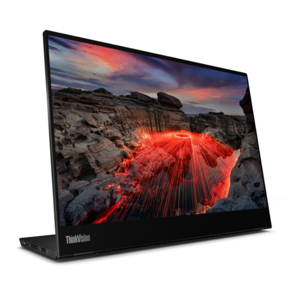 Lenovo ThinkVision M14t Gen 2 monitor komputerowy 35,6 cm (14") 2240 x 1400 px 2.2K LED Ekran dotykowy Czarny