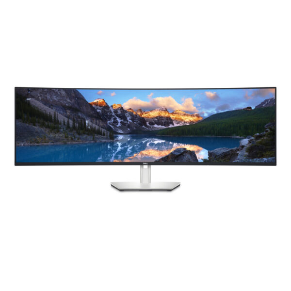 DELL UltraSharp U4924DW monitor komputerowy 124,5 cm (49") 5120 x 1440 px 5K Ultra HD LCD Czarny, Srebrny