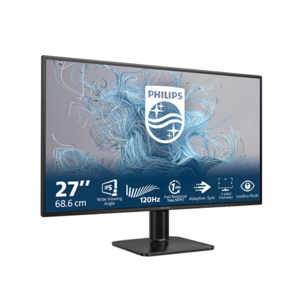 Philips 1000 series 27E2N1110/00 monitor komputerowy 68,6 cm (27") 1920 x 1080 px Full HD LCD Czarny