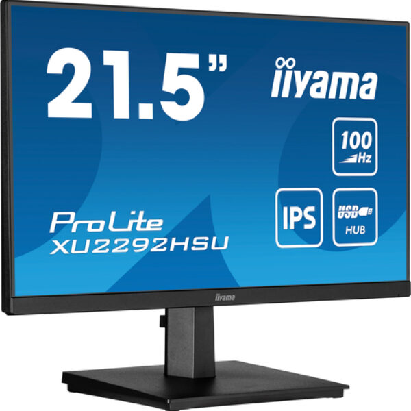 iiyama ProLite XU2292HSU-B6 monitor komputerowy 54,6 cm (21.5") 1920 x 1080 px Full HD LED Czarny