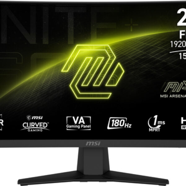 MSI MAG 244C monitor komputerowy 59,9 cm (23.6") 1920 x 1080 px Full HD LCD Czarny