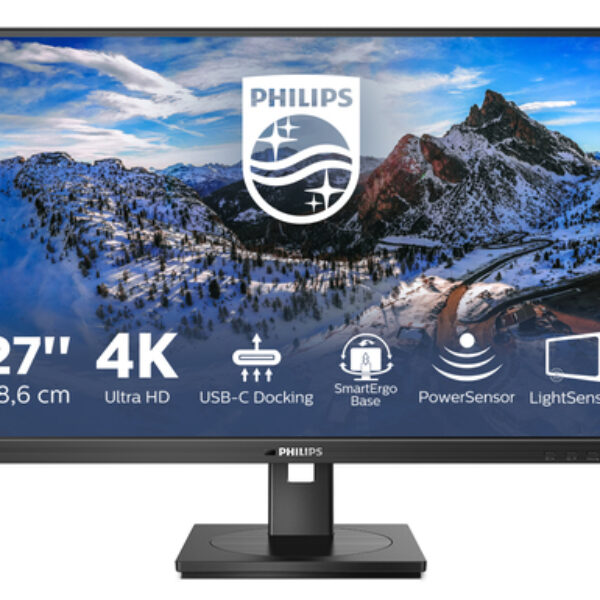 Philips 279P1/00 monitor komputerowy 68,6 cm (27") 3840 x 2160 px 4K Ultra HD LED Czarny