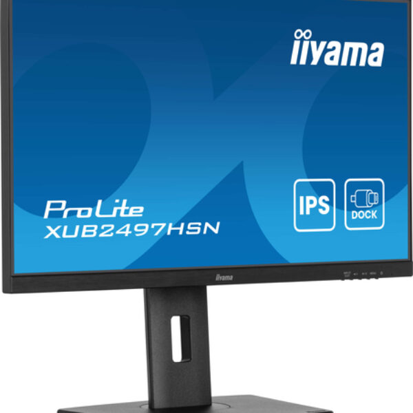 iiyama ProLite XUB2497HSN-B2 monitor komputerowy 60,5 cm (23.8") 1920 x 1080 px Full HD LED Czarny