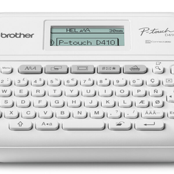 Brother PT-D410VP drukarka etykiet ZINK (Zero-Ink) 180 x 180 DPI Przewodowa TZe QWERTY