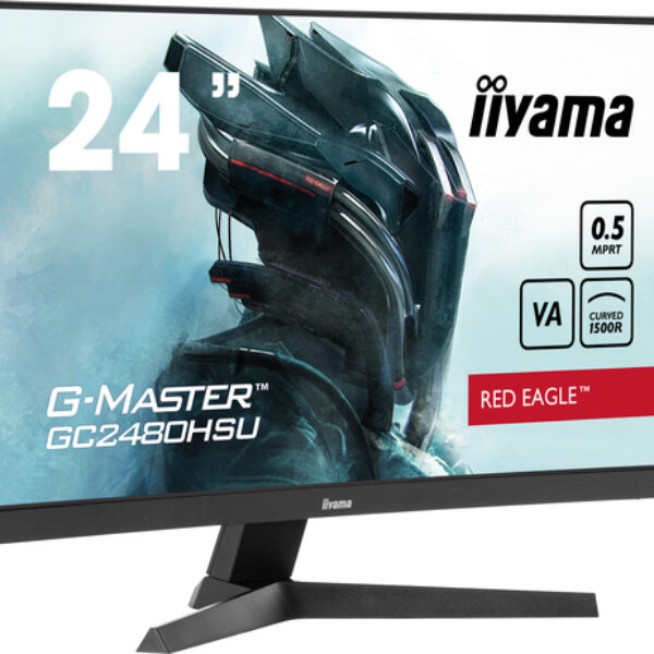 iiyama G-MASTER GC2480HSU-B1 monitor komputerowy 59,9 cm (23.6") 1920 x 1080 px Full HD LED Czarny