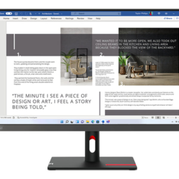Lenovo ThinkVision S27i-30 monitor komputerowy 68,6 cm (27") 1920 x 1080 px Full HD LED Szary