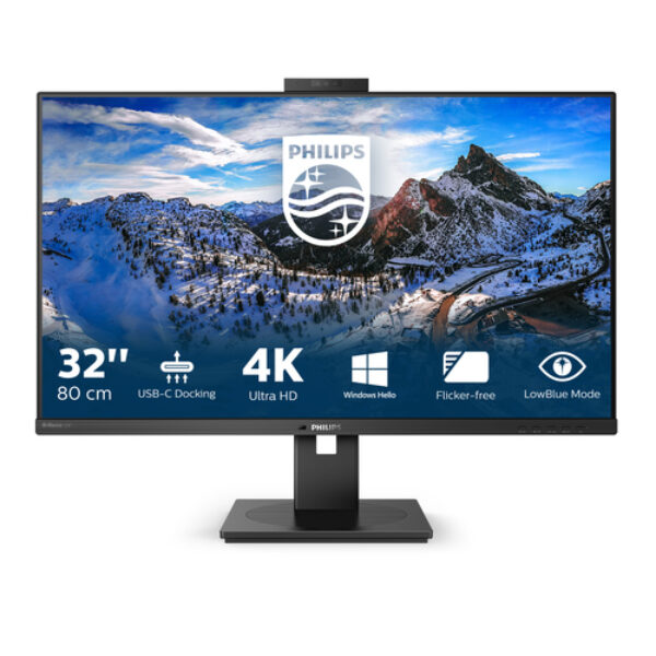 Philips P Line 329P1H/00 monitor komputerowy 80 cm (31.5") 3840 x 2160 px 4K Ultra HD LED Czarny