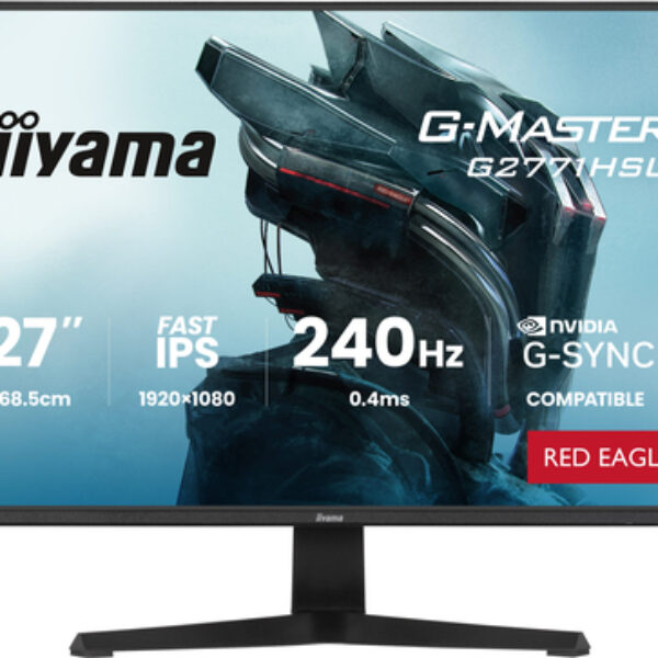 iiyama G-MASTER G2771HSU-B1 monitor komputerowy 68,6 cm (27") 1920 x 1080 px Full HD Czarny