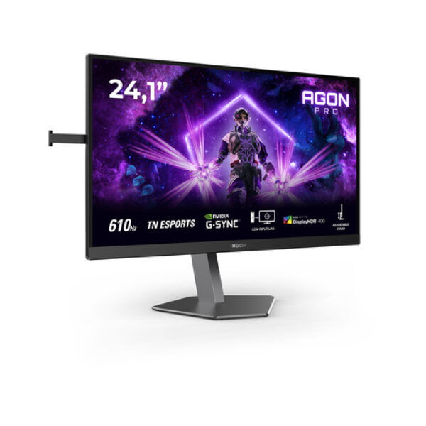 AOC G2 AG246FK6 monitor komputerowy 61,2 cm (24.1") 1920 x 1080 px Full HD LED Czarny, Szary